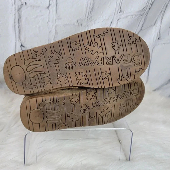 Bearpaw ADELE Brown‎ Suede Winter Boots Ankle Top Comfort Pull On Round Toe Sz 7 - Picture 13 of 13